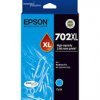 Epson 702XL DURABrite Ultra Cyan Genuine Ink Cartridge