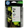 HP #56/57 Genuine Ink Cartridges Twin Pack