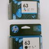 HP 63 Combo Black + Colour Genuine Ink Cartridges F6U62AA+ F6U61AA
