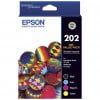 Epson 202 Value 4 Pack Genuine Ink Cartridges